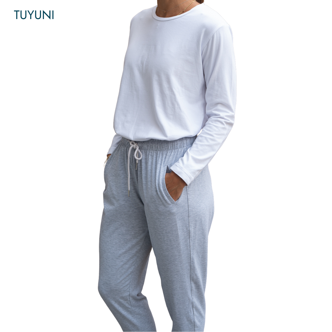 Jogger Delgado Gris Claro