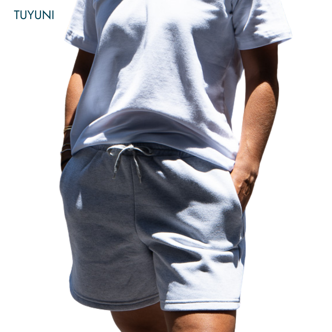 Short Buzo Gris Claro